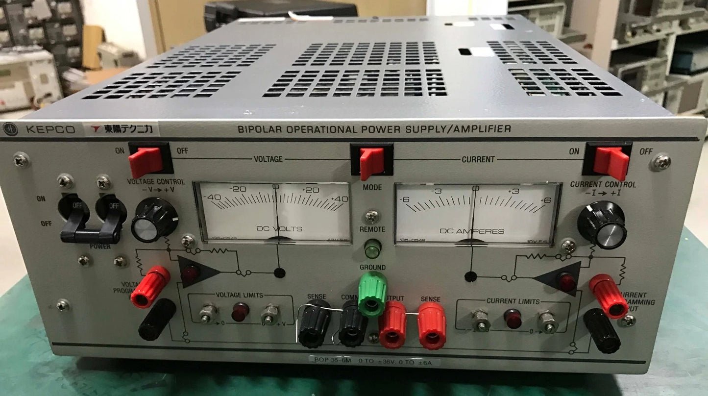 Kepco BOP36-6M Power Supply DC Bipolar/ Operational Amplifier