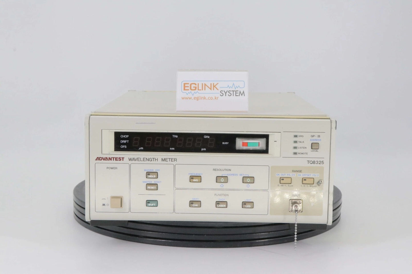 Advantest TQ8325 Wavelength Meterto short(480~1000nm)/ long(1000~1650nm) wavelen