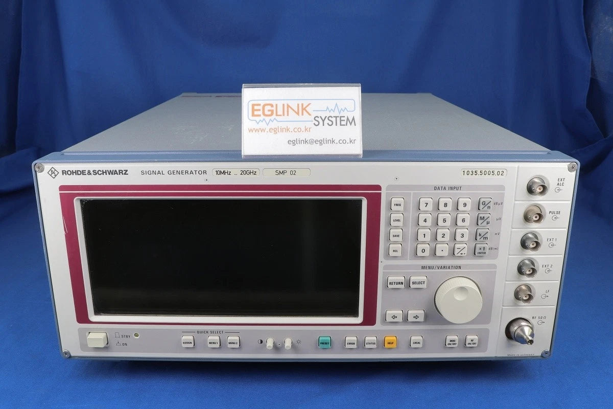R&S SMP02 (1035.5005.02) Signal Generator Sweep 10MHz to 20GHz, B1/ B11/ B15