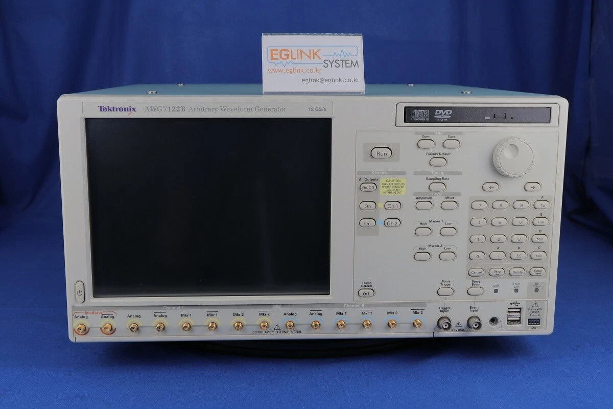 Tektronix AWG7122B AWG 12GS/s, 2ch, 10bits, 32M point/ch, opt 01(Waveform record