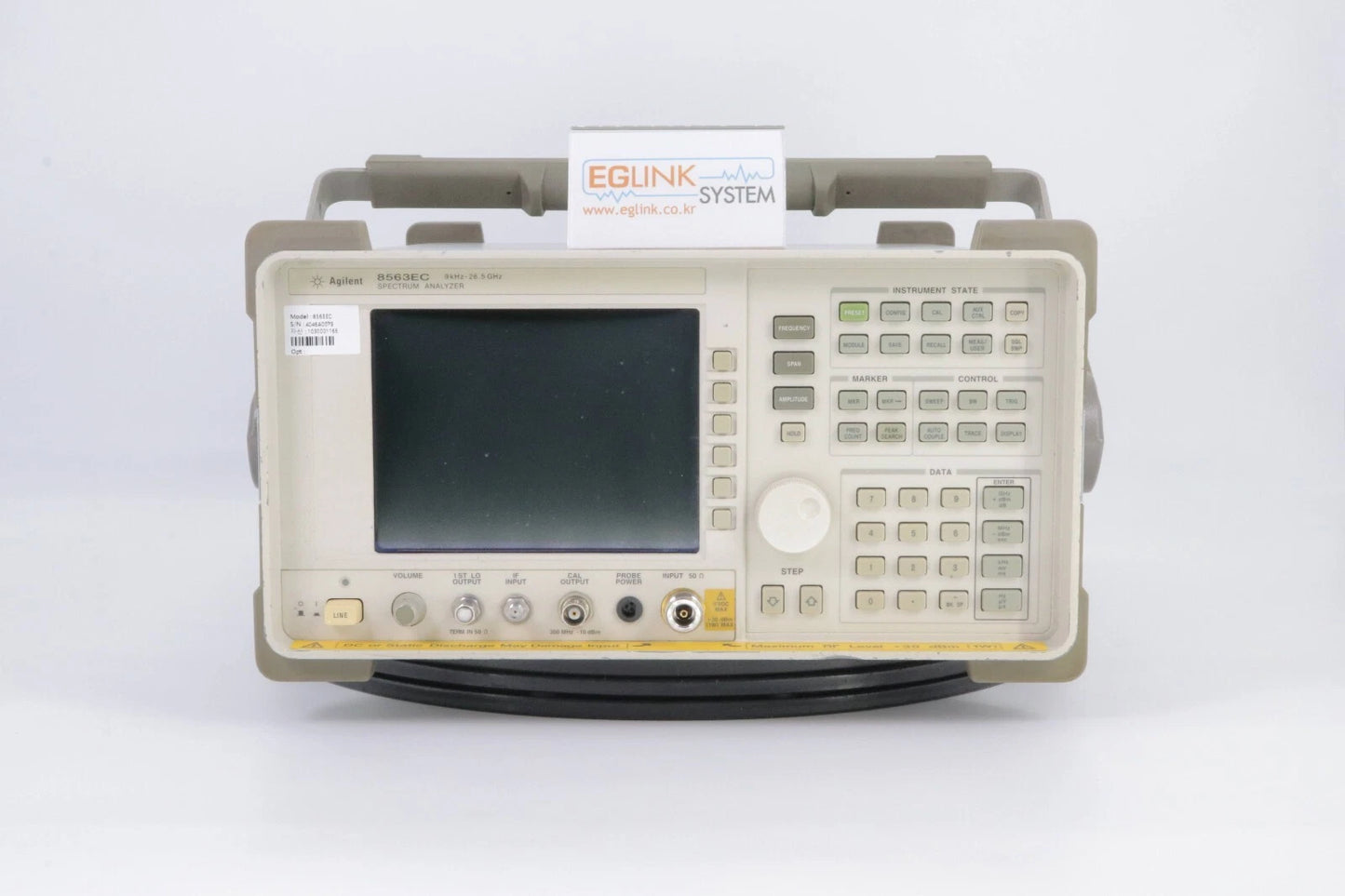 Agilent 8563EC Spectrum Analyzer 9KHz to 26.5GHz, with no opt