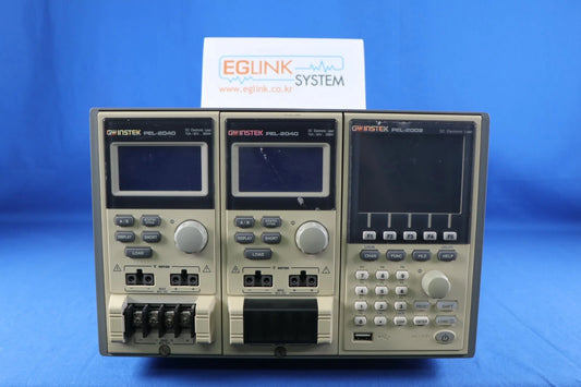 GW Instek PEL-2002 Electronic Load 2 slot mainframe with USB PEL2040 2 units