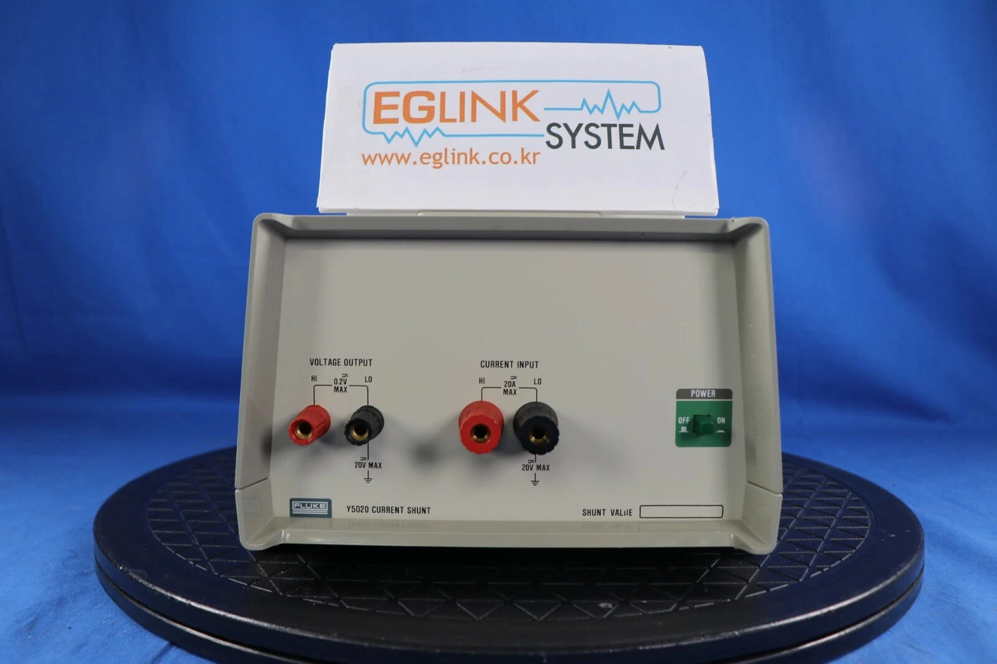 Fluke Y5020 Current Shunt Current Shunt Precision Four terminal