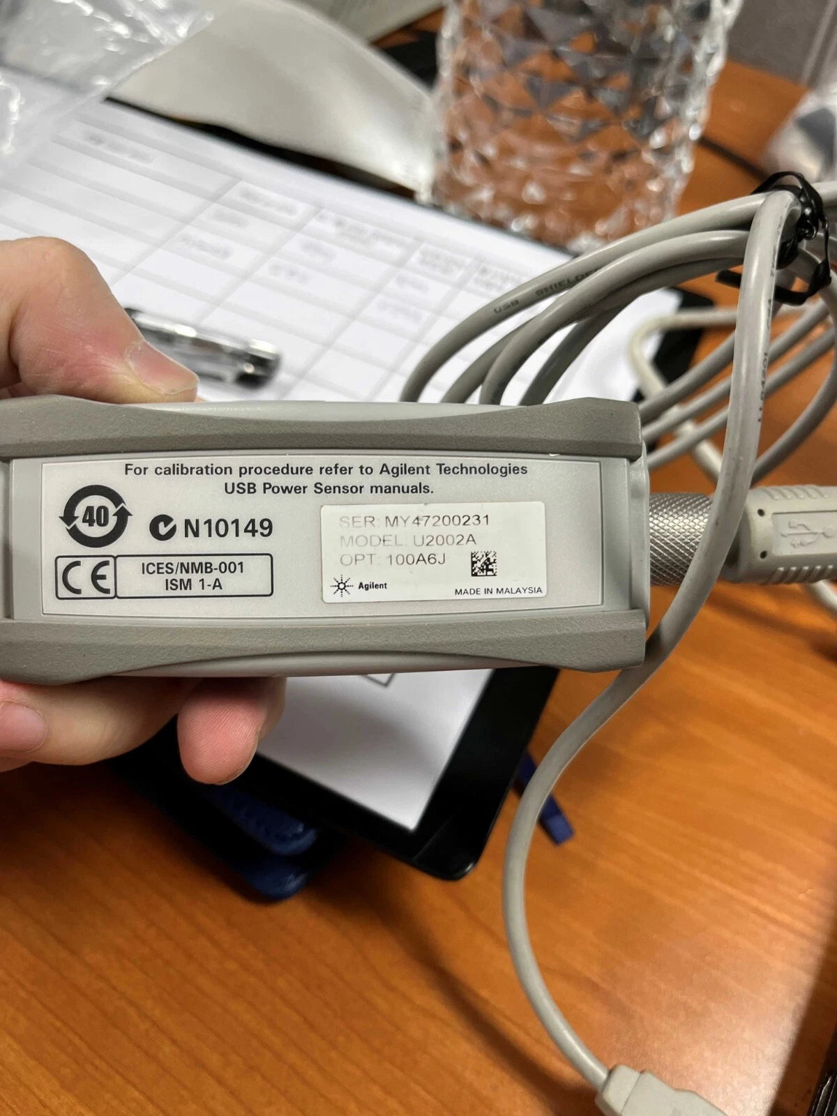 Keysight U2002A RF Power Meter Sensor USB