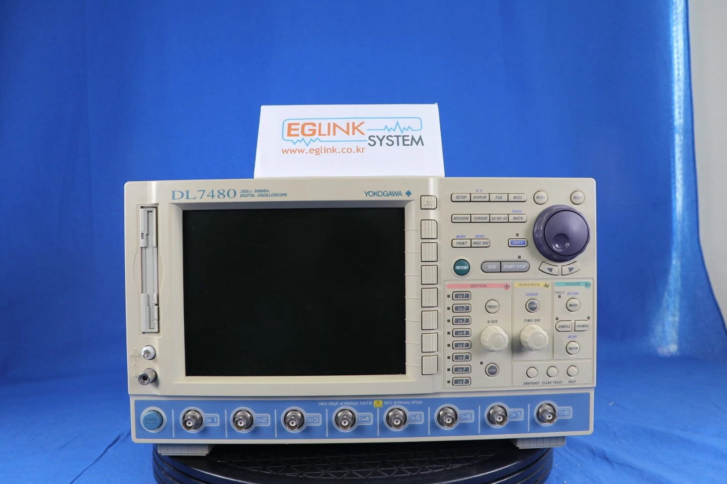 Yokogawa DL7480(701470) Oscilloscope Digital Mixed Signal 500MHz bw, 2GS/s 8 Ch