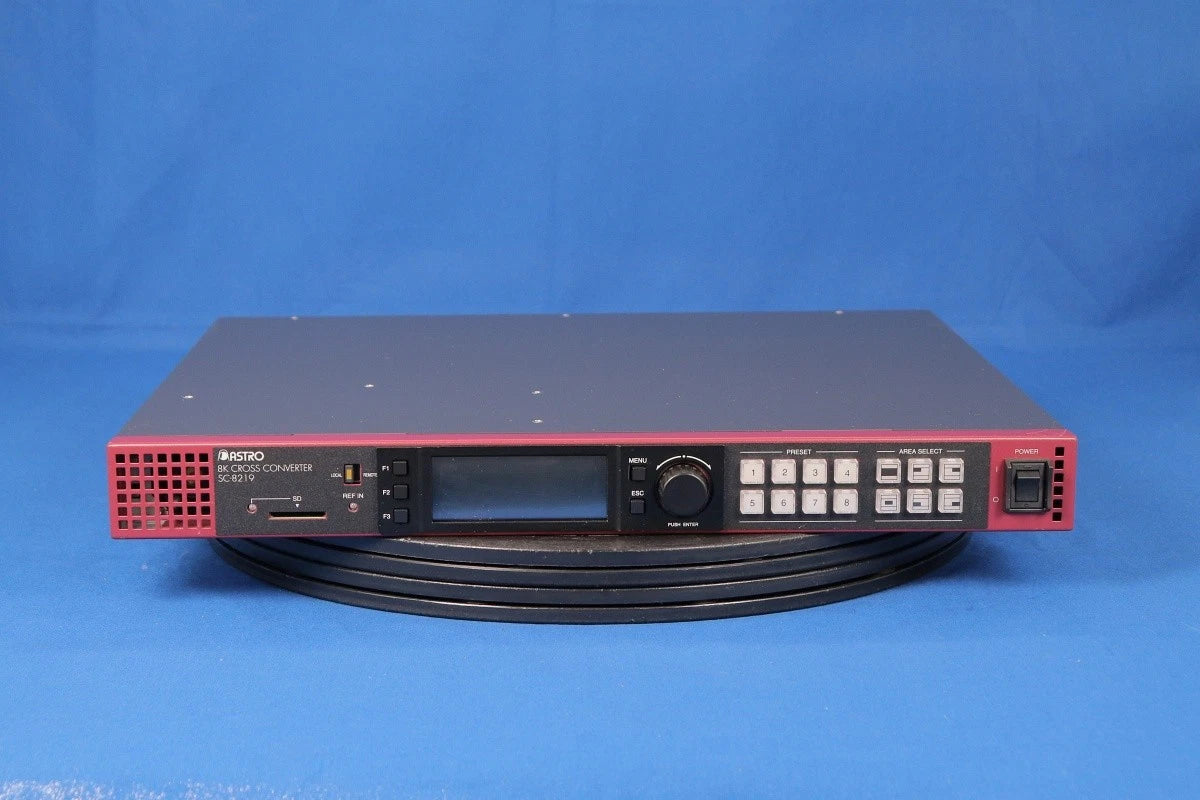 Astro SC-8219 Video Converter up-converts and down-converts various video signal