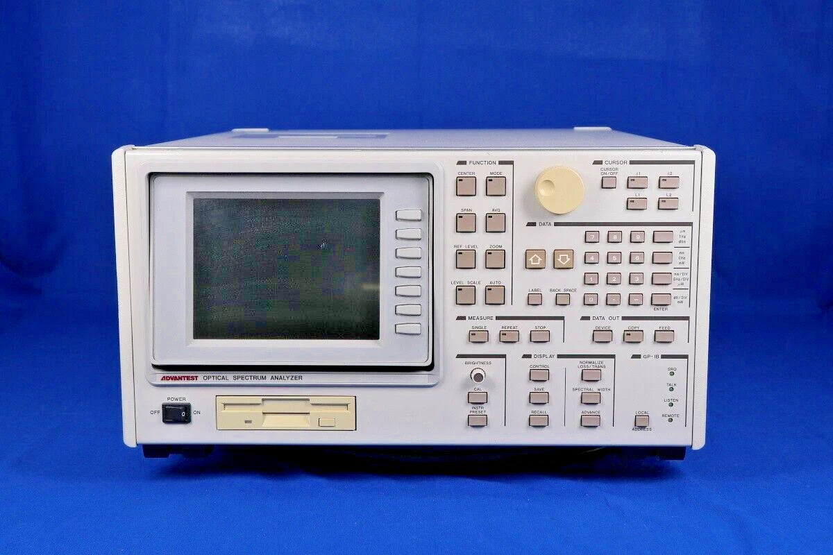 Advantest Q8347 Optical Spectrum Analyzer 350nm to 1750nm, 0.01nm accuracy