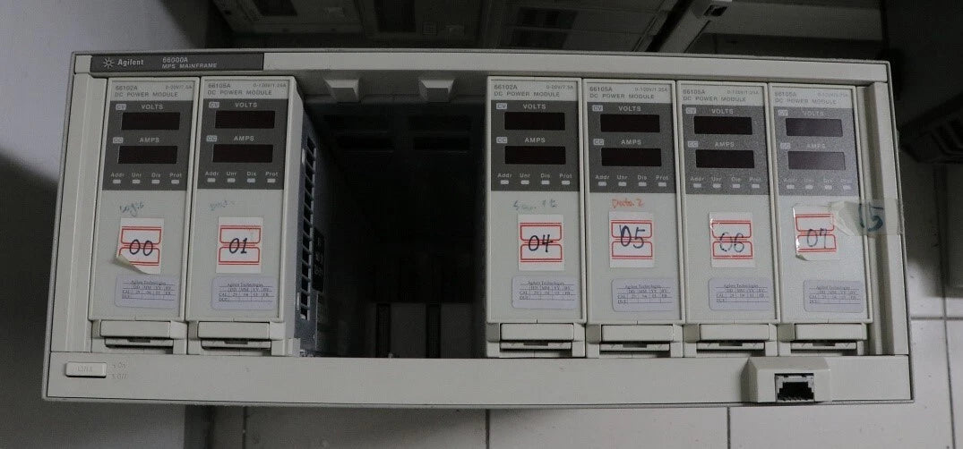 Agilent 66000A Power Supply DC High density 1200W mainframe only, Agilent label