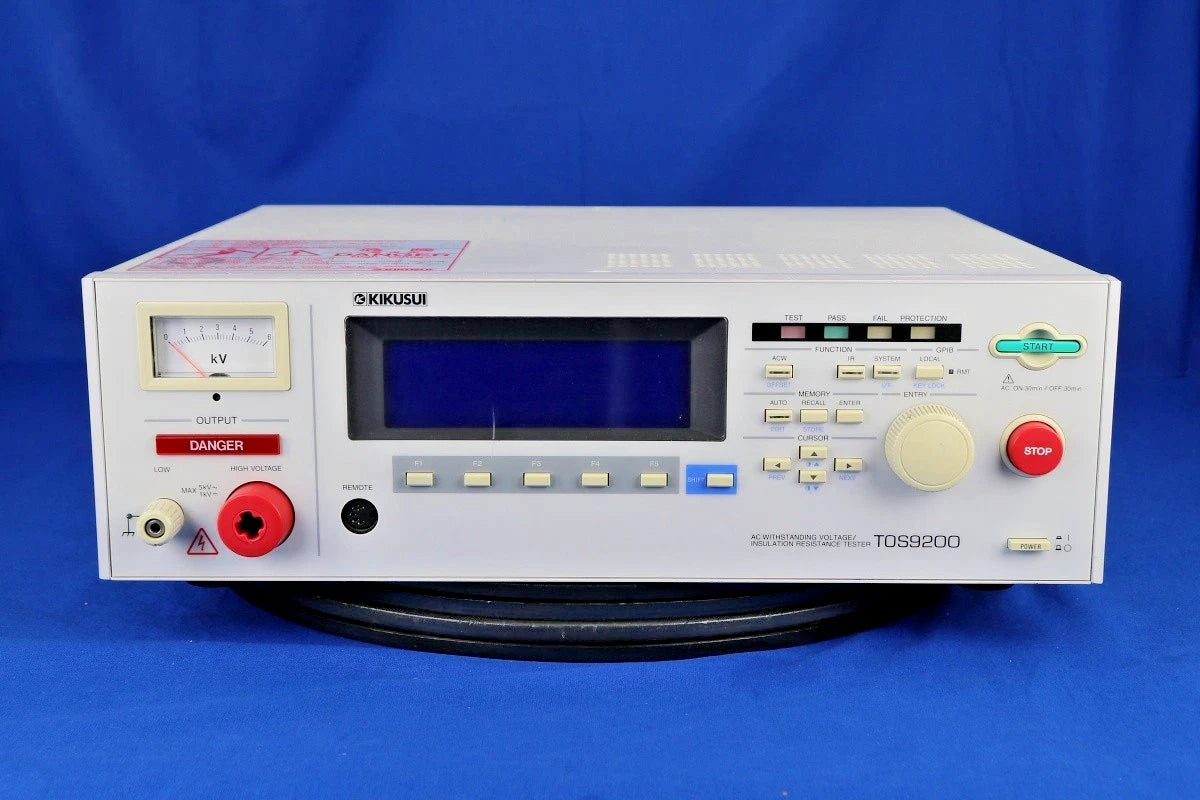 Kikusui TOS9200 Withstanding/ Insulation Tester AC withstanding/ insulation test