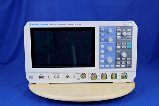 R&S RTM3004 Oscilloscope Digital 500MHz Bandwidth, 5GS/s, 10 bit ADC, 10 inch