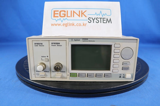 Agilent 8163A+81632A+81651A Optical Multimeter