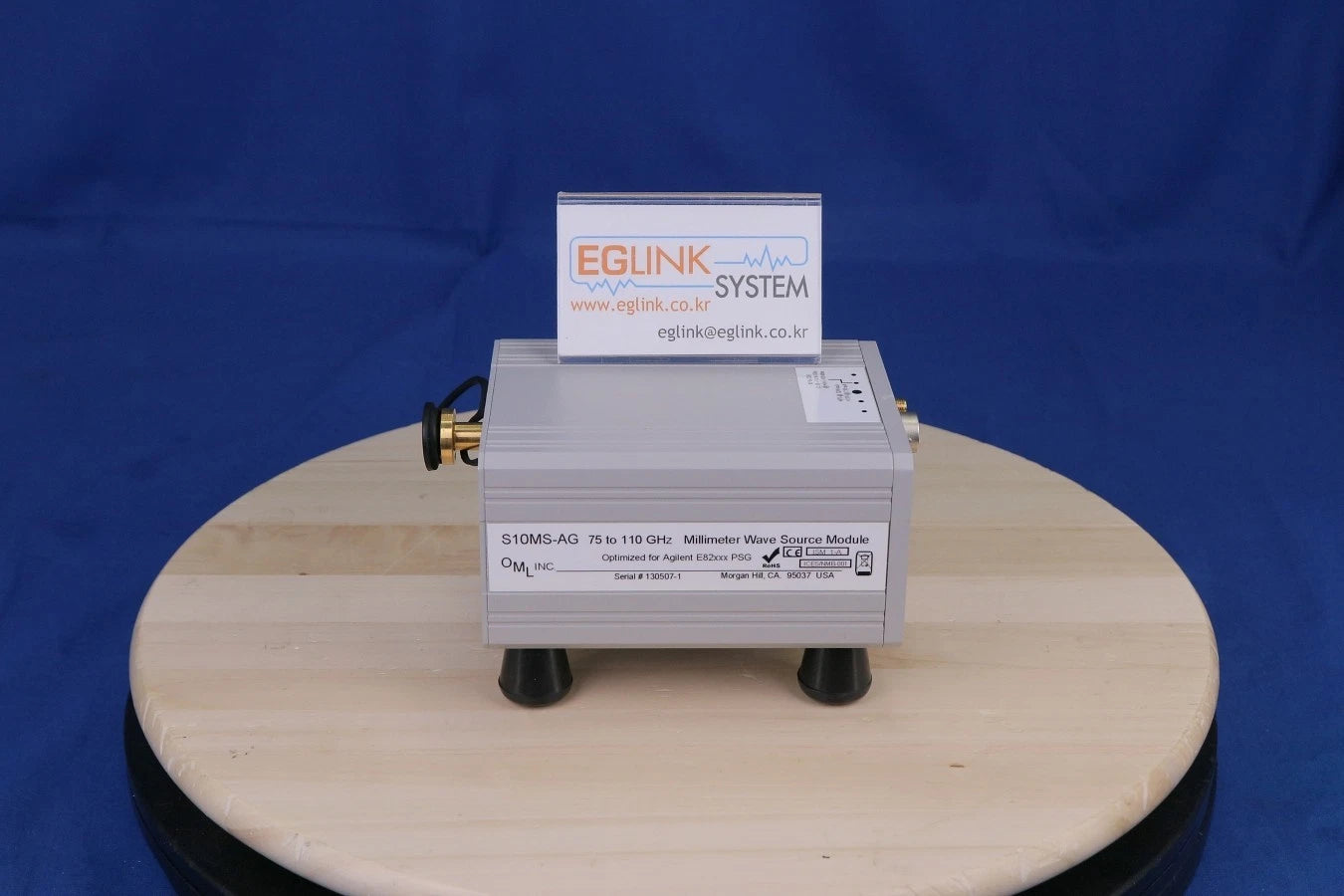 Agilent E8257DS10 Millimeter-Wave Source Module, 75 to 110 GHz WR-10 OML INC S10