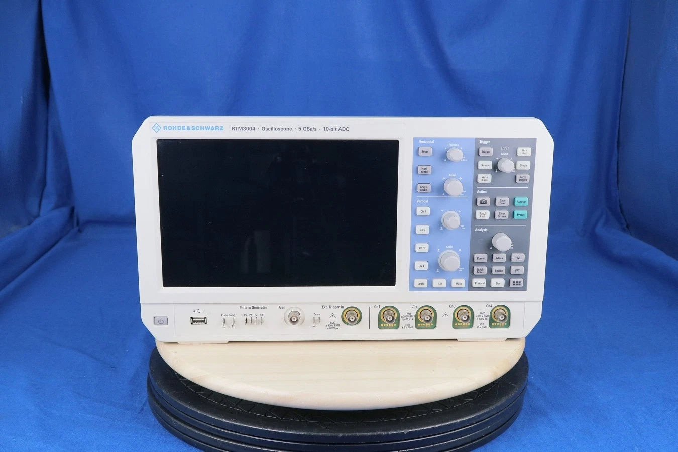 R&S RTM3004 Oscilloscope Digital 1GHz(RTM-B2410 for RTM3004) opt B6(ARB)/B1(MSO