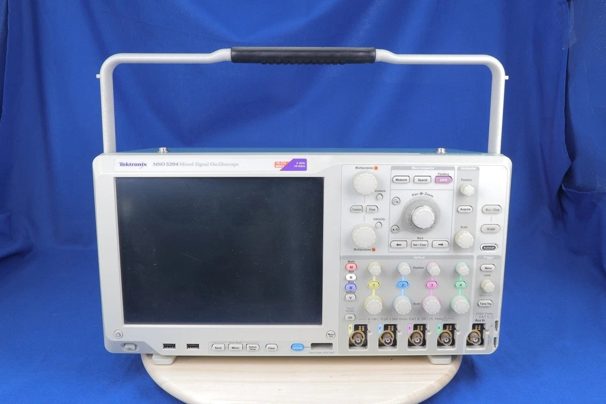 Tektronix MSO5204 Oscilloscope Digital Mixed Signal ASM/ MSOE/ SR-CUST/ ET3/ DJE