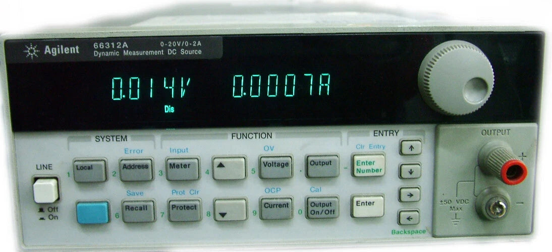 Agilent 66312A Power Supply DC Dynamic measurement 1ch, 20V/2A 40W