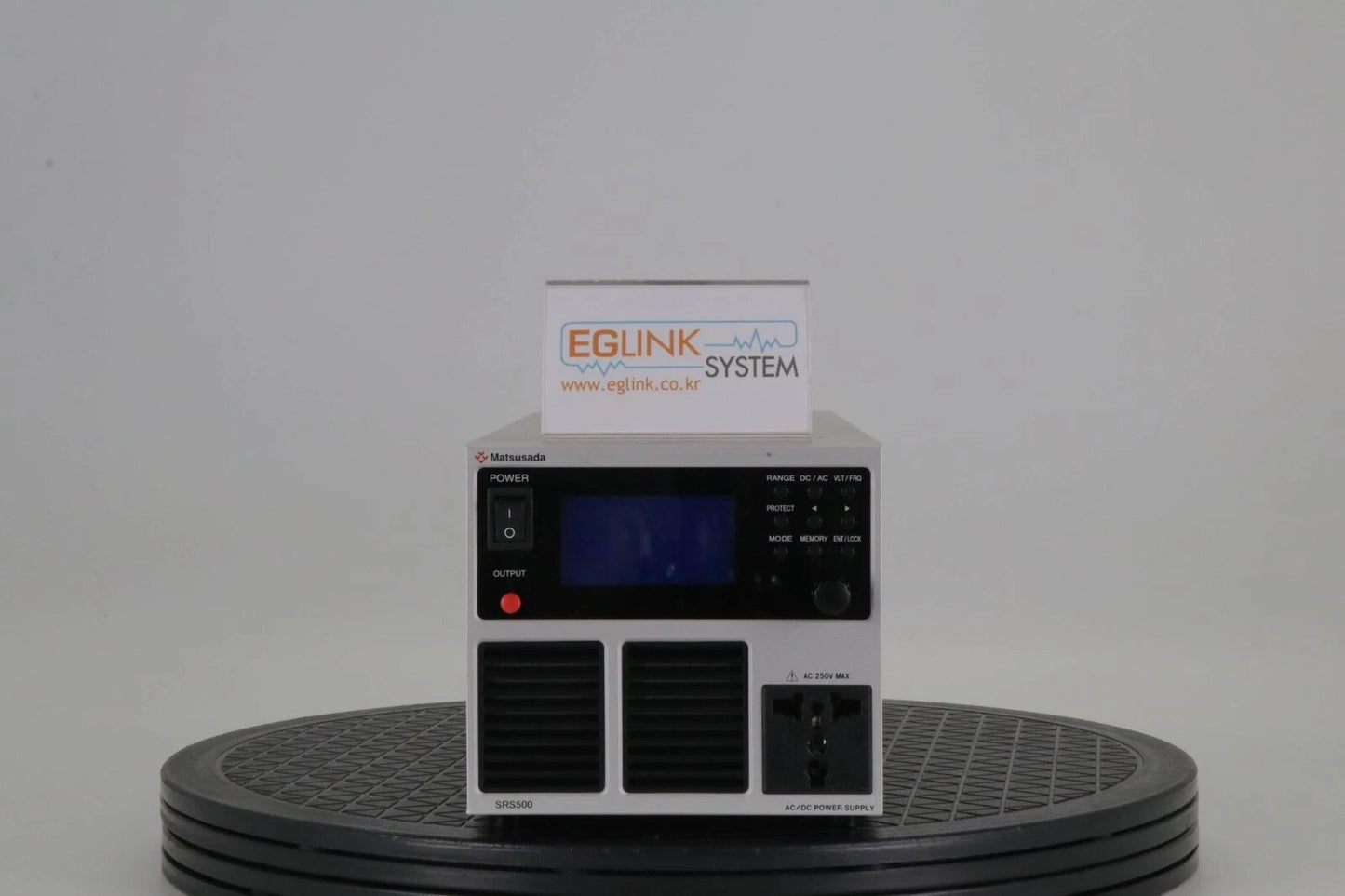 Matsusada SRS500 Power Supply AC/DC 500VA, Lo(0~155V) 5.00Arms Hi(0~310V) 2.50Ar