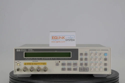HP 4263B LCR Meter 100KHz, opt 001(Add N/M/DCR Measurement Function), small scra