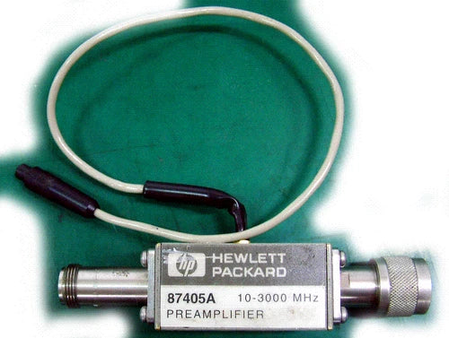 HP 87405A RF AMP Pre 10MHz to 3GHz, 22dB gain