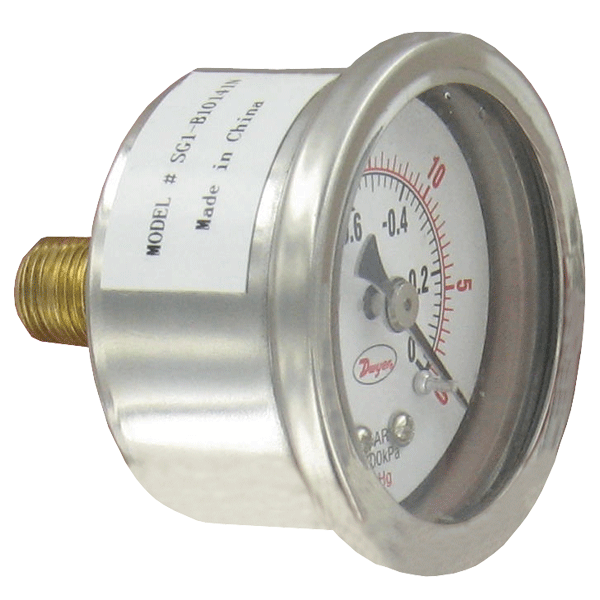 Series SG1 1.5" Industrial Pressure Gage