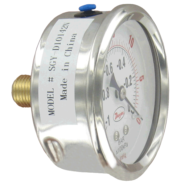 Series SGY 2.5" Industrial Pressure Gage