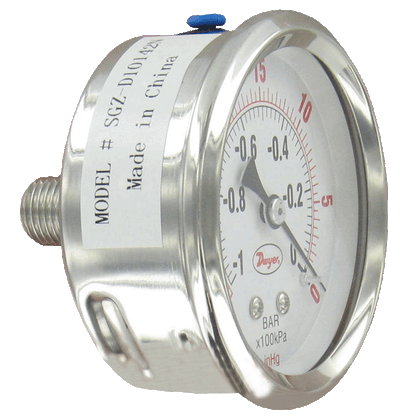 Series SGZ 2.5" Industrial Pressure Gage