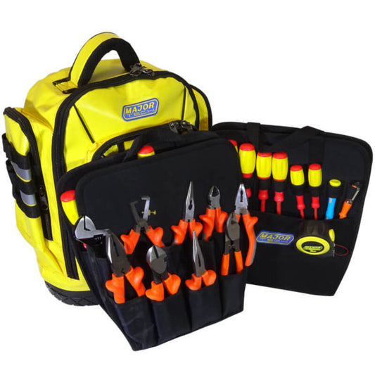 Backpack Toolbag Yellow Tarpau