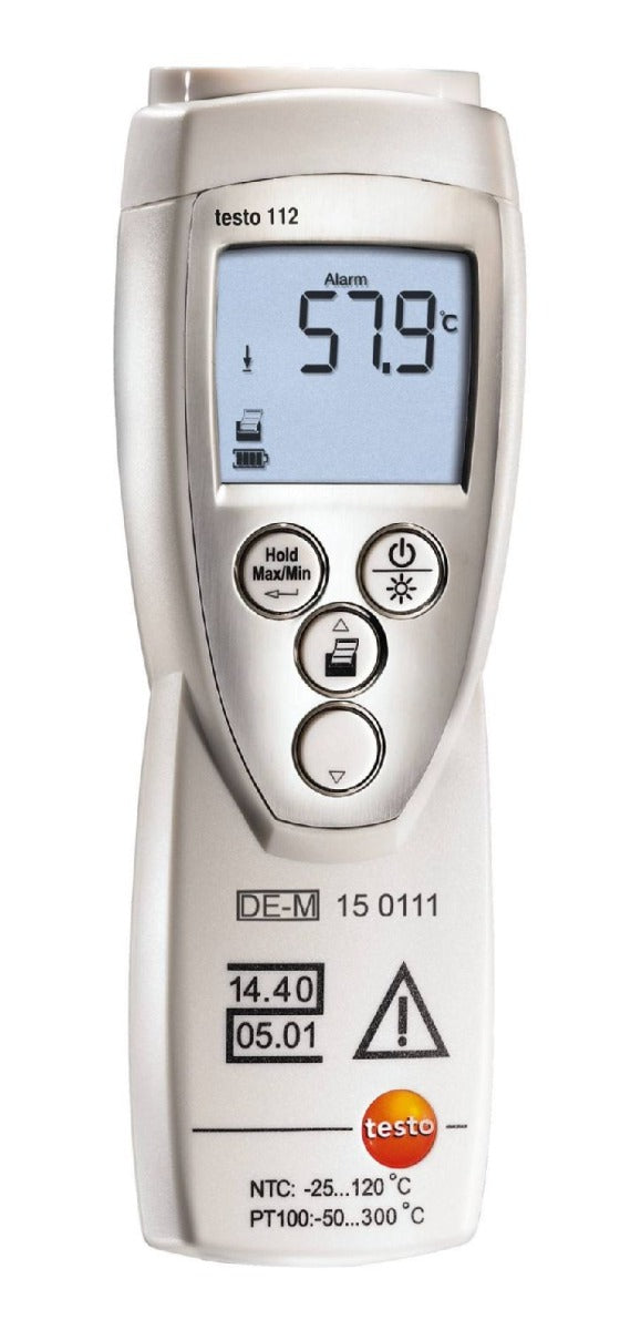 testo 112 highly accurate temperature measuring instrument - with PTB approval