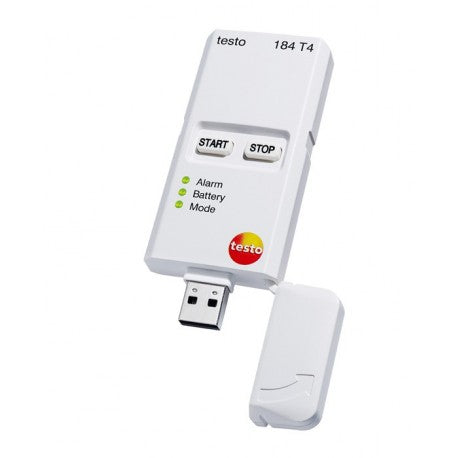 testo 184 T4 Minus 80°C Start Stop USB Data Logger