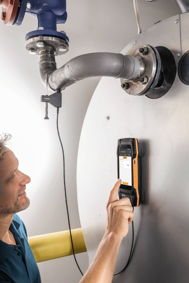 Pipe wrap probe with NTC temperature sensor - For measurements on pipes (Ø 5-65 mm)