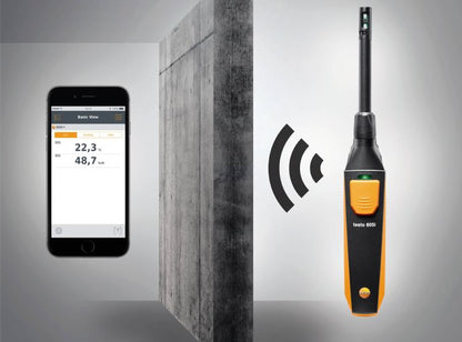 testo 605i - Thermohygrometer operated via smartphone