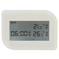 Model TLVT1 Digital Touch Screen Programmable Thermostat with Heat Pump Control