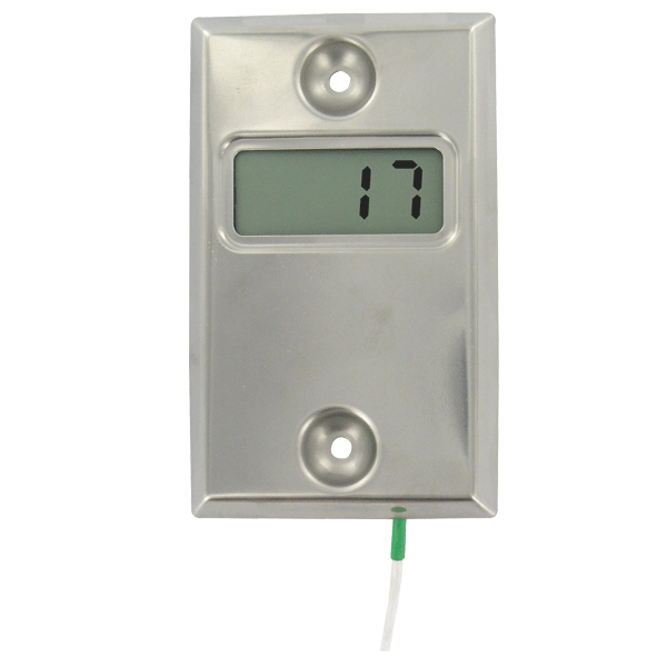 Model WTI-100 Wall Plate Digital LCD Temperature Indicator