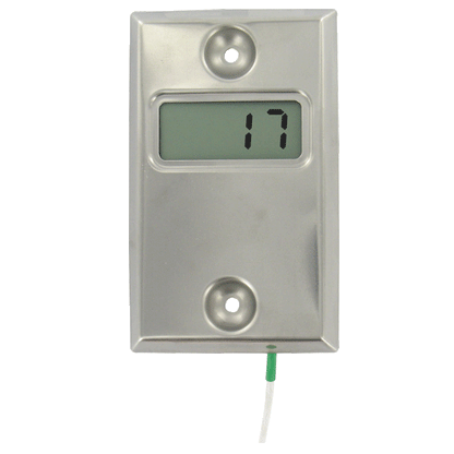 Model WTI-100 Wall Plate Digital LCD Temperature Indicator