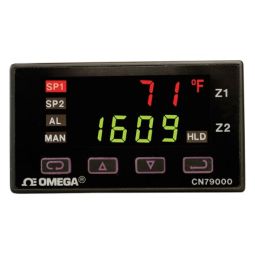 1/32 DIN Dual Zone Temperature Controller with Fuzzy Logic