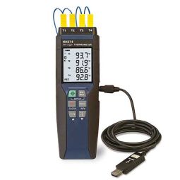 4-Channel Handheld Data Logger Thermometer