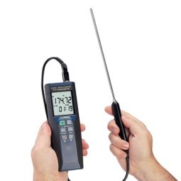 1 Channel High Precision Handheld RTD with Probe Datalogger