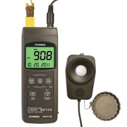 99.9k LUX Handheld Light Meter w/ Thermocouple & SD card