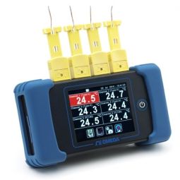 Six Channel Handheld Rechargeable Temperature Data Logger