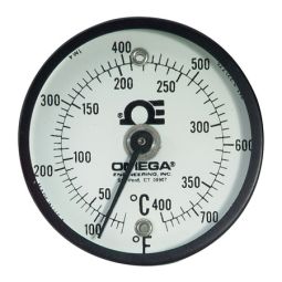 2" Surface Mount Dial Dual Temperature Range Thermometers