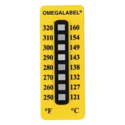 8 Point Non-Reversible Temperature Label