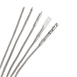 High Temperature Inconel Overbraided Silica Fiber Insulated Thermocouples