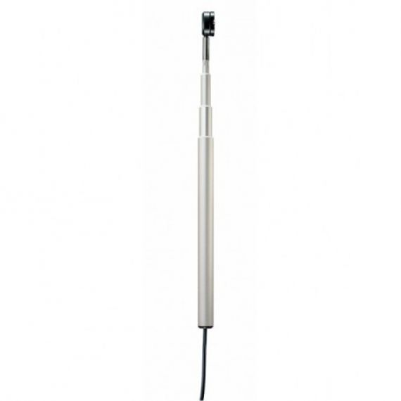 Flat head surface probe with telescopic handle