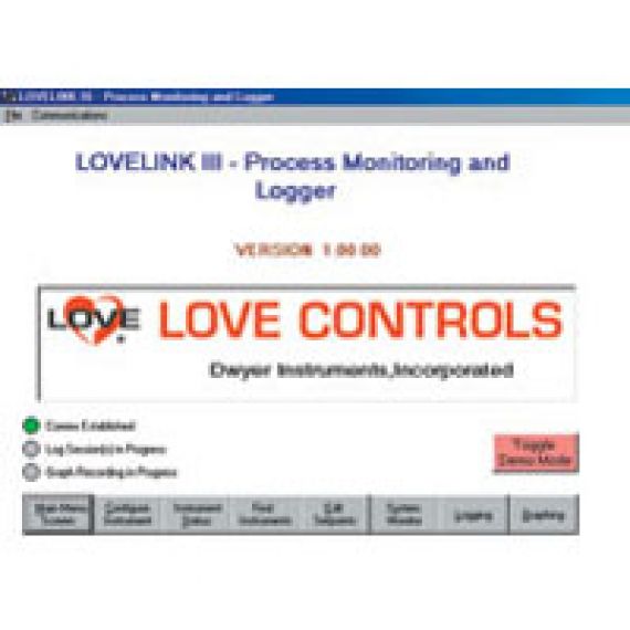 Model LoveLink™III Configuration Monitoring & Logging Software