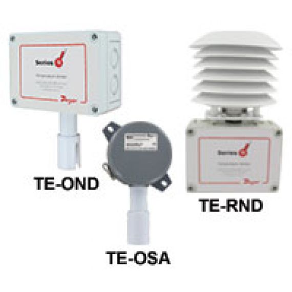 Series TE-OND/TE-RND/TE-OSA Outdoor Temperature Sensors
